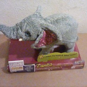 Furreal Friends Zambi Baby Elephant Retired Plush Robotic Doll